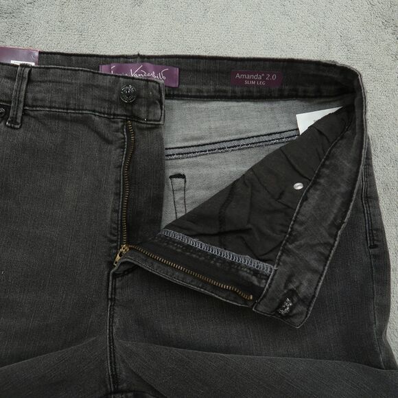 Gloria Vanderbilt Jeans Women's 14S High-Rise Amanda 2.0 Slim Leg 30" Inseam NWT - Picture 2 of 16